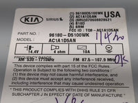 2016-2018 Kia Optima Radio AM FM Cd Player Receiver Replacement P/N:96180-D5100WK Fits Fits 2016 2017 2018 OEM Used Auto Par