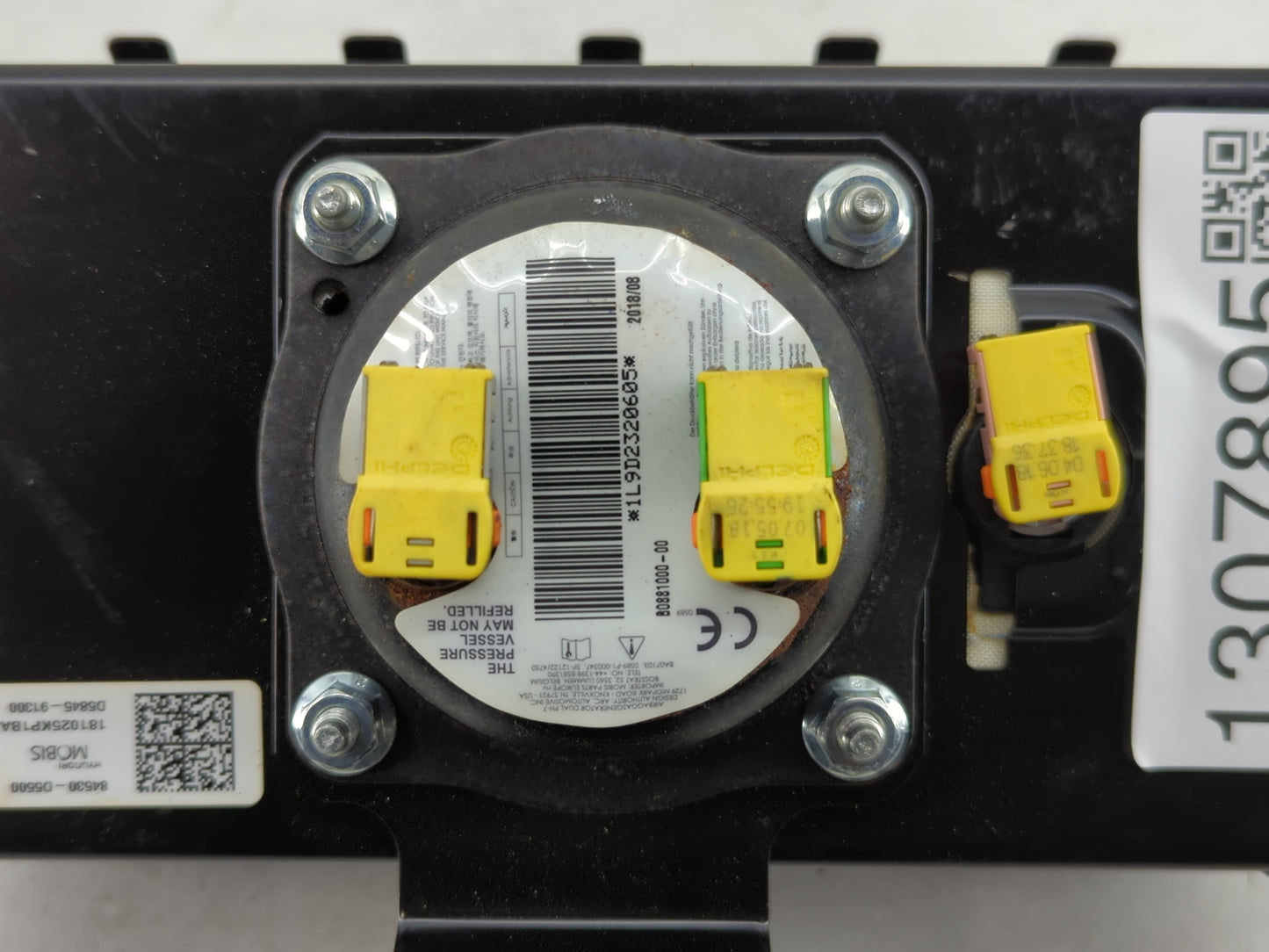2016-2020 Kia Optima Air Bag Passenger Right Dashboard OEM P/N:84530-D5500 Fits Fits 2016 2017 2018 2019 2020 OEM Used Auto 