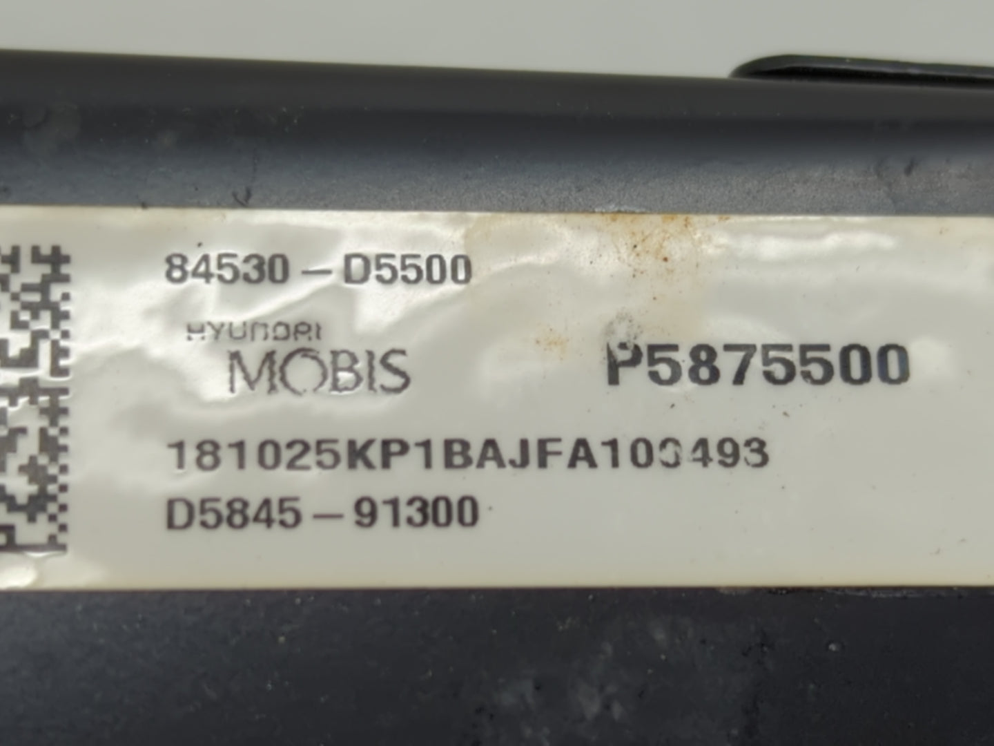 2016-2020 Kia Optima Air Bag Passenger Right Dashboard OEM P/N:84530-D5500 Fits Fits 2016 2017 2018 2019 2020 OEM Used Auto 