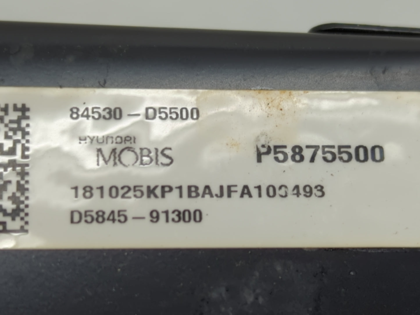 2016-2020 Kia Optima Air Bag Passenger Right Dashboard OEM P/N:84530-D5500 Fits Fits 2016 2017 2018 2019 2020 OEM Used Auto 
