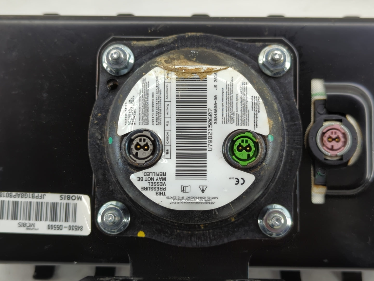 2016-2020 Kia Optima Air Bag Passenger Right Dashboard OEM P/N:84530-D5500 Fits Fits 2016 2017 2018 2019 2020 OEM Used Auto 