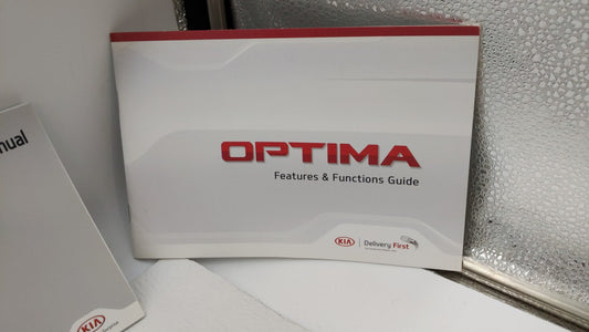 2016 Kia Optima Owners Manual Book Guide OEM Used Auto Parts