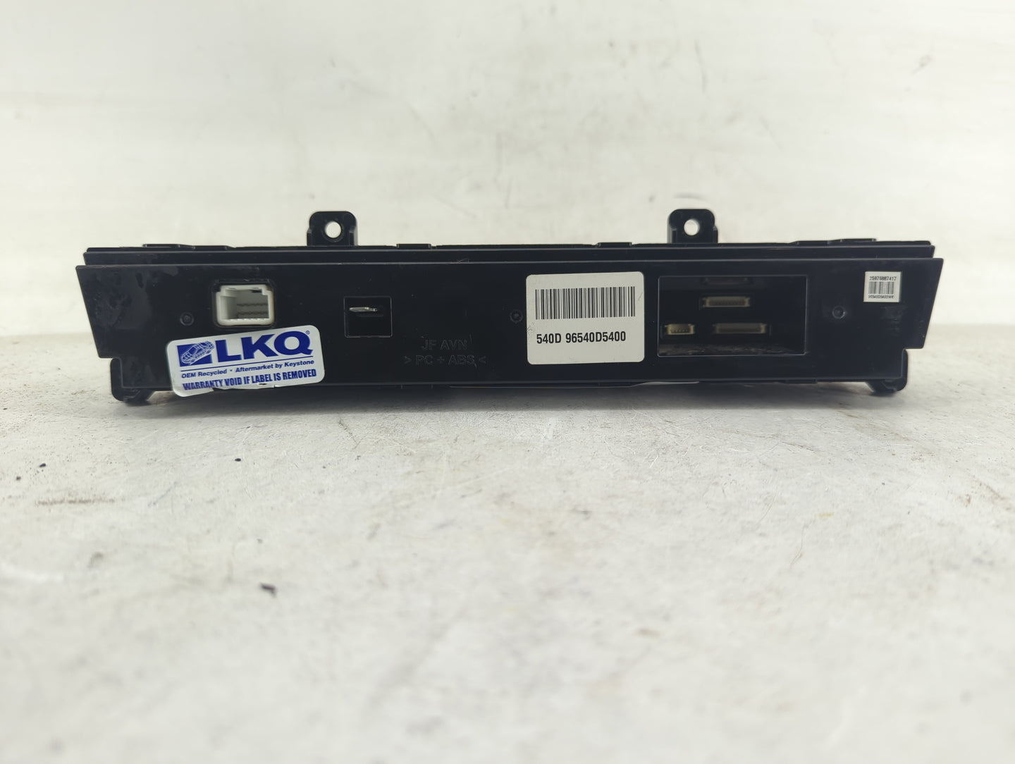 2016-2019 Kia Optima Radio AM FM Cd Player Receiver Replacement P/N:96540D5400 Fits Fits 2016 2017 2018 2019 OEM Used Auto P