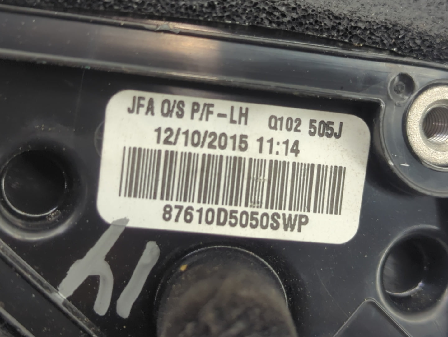 2016-2020 Kia Optima Driver Side View Mirror - Left Door Mirror OEM Used - Oemusedautoparts1.com