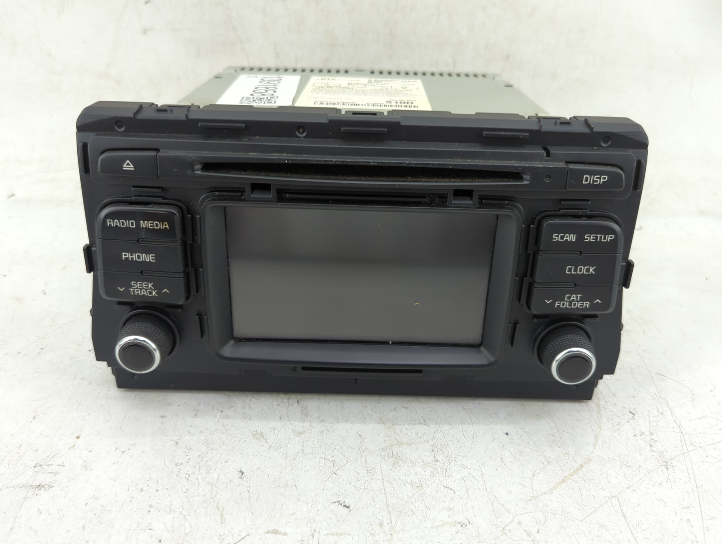 2016-2018 Kia Optima Radio AM FM Cd Player Receiver Replacement P/N:96180-D5100WK Fits Fits 2016 2017 2018 OEM Used Auto Par