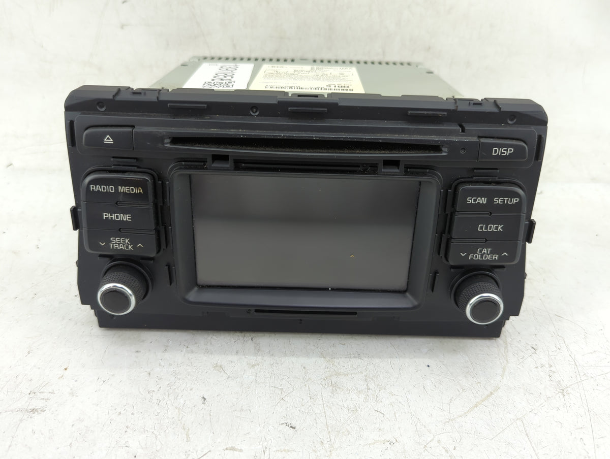2016-2018 Kia Optima Radio AM FM Cd Player Receiver Replacement P/N:96180-D5100WK Fits 2016 2017 2018 OEM Used Auto Parts - 