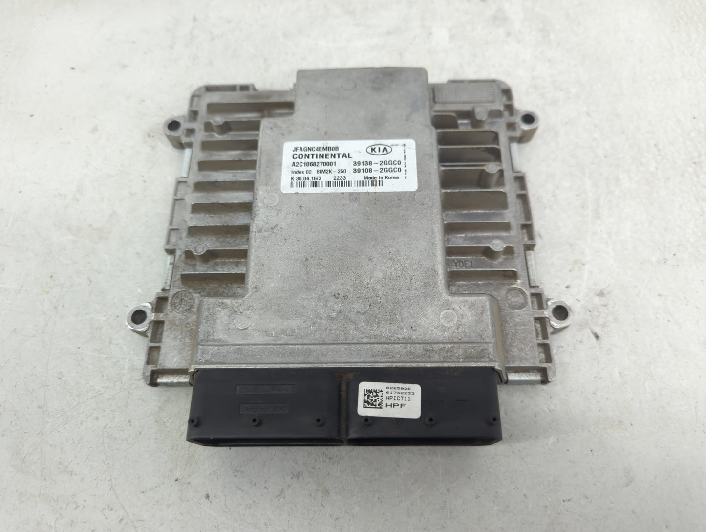 2016-2018 Kia Optima PCM Engine Control Computer ECU ECM PCU OEM P/N:39138-2GGC0 39108-2GGC0 Fits Fits 2016 2017 2018 OEM Us