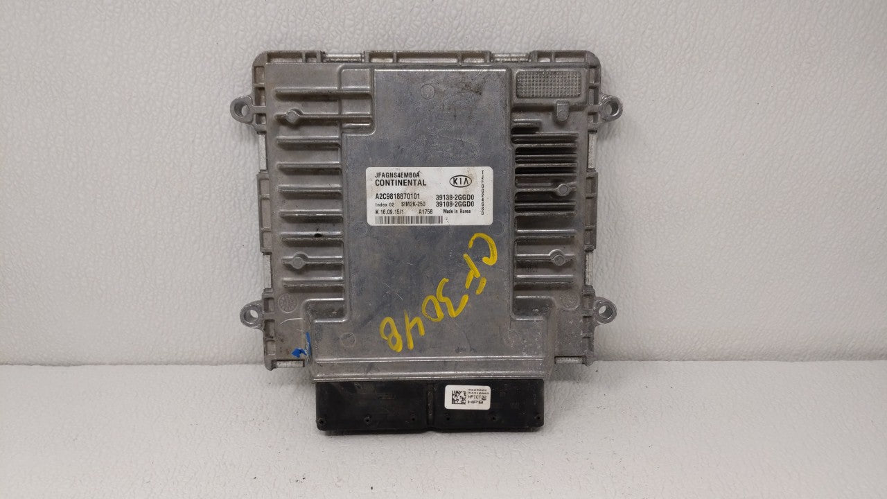 2016-2018 Kia Optima PCM Engine Control Computer ECU ECM PCU OEM P/N:39138-2GGC1 39108-2GGC1, 39138-2GGC0 Fits Fits 2016 201
