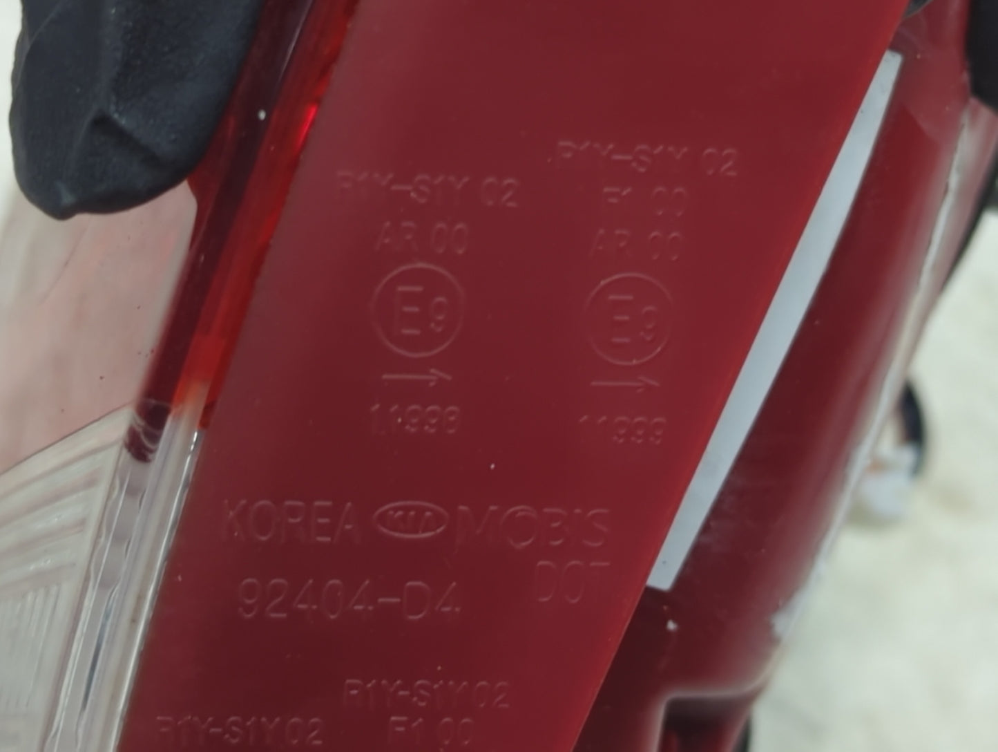 2016-2019 Kia Optima Tail Light Assembly Passenger Right OEM P/N:92404-D4 Fits Fits 2016 2017 2018 2019 OEM Used Auto Parts 