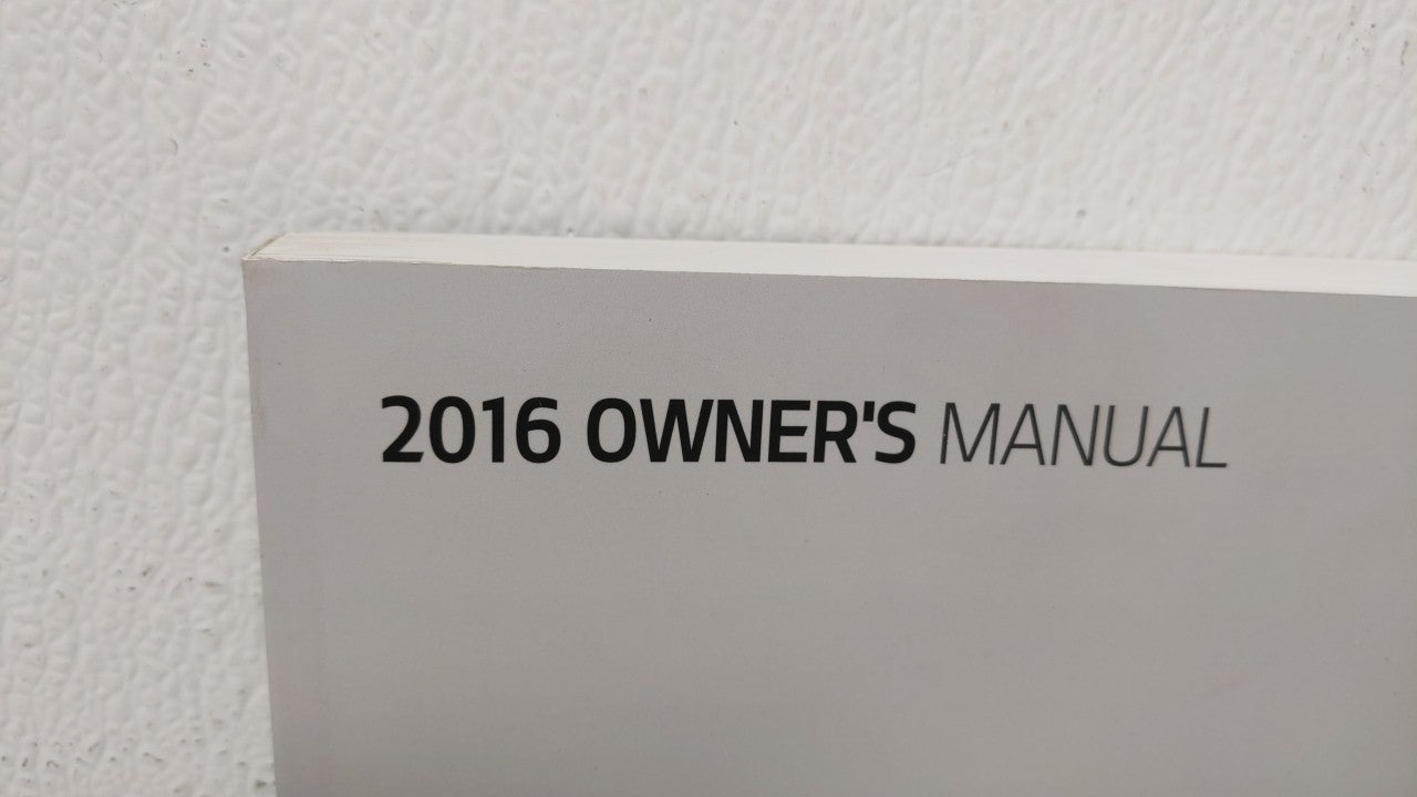 2016 Kia Optima Owners Manual Book Guide OEM Used Auto Parts - Oemusedautoparts1.com