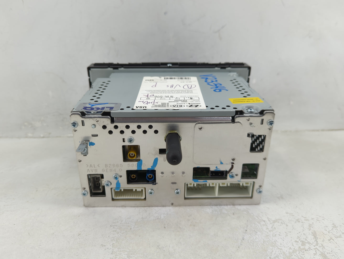 2016-2018 Kia Optima Radio AM FM Cd Player Receiver Replacement P/N:96560-D5450WK Fits Fits 2016 2017 2018 OEM Used Auto Par
