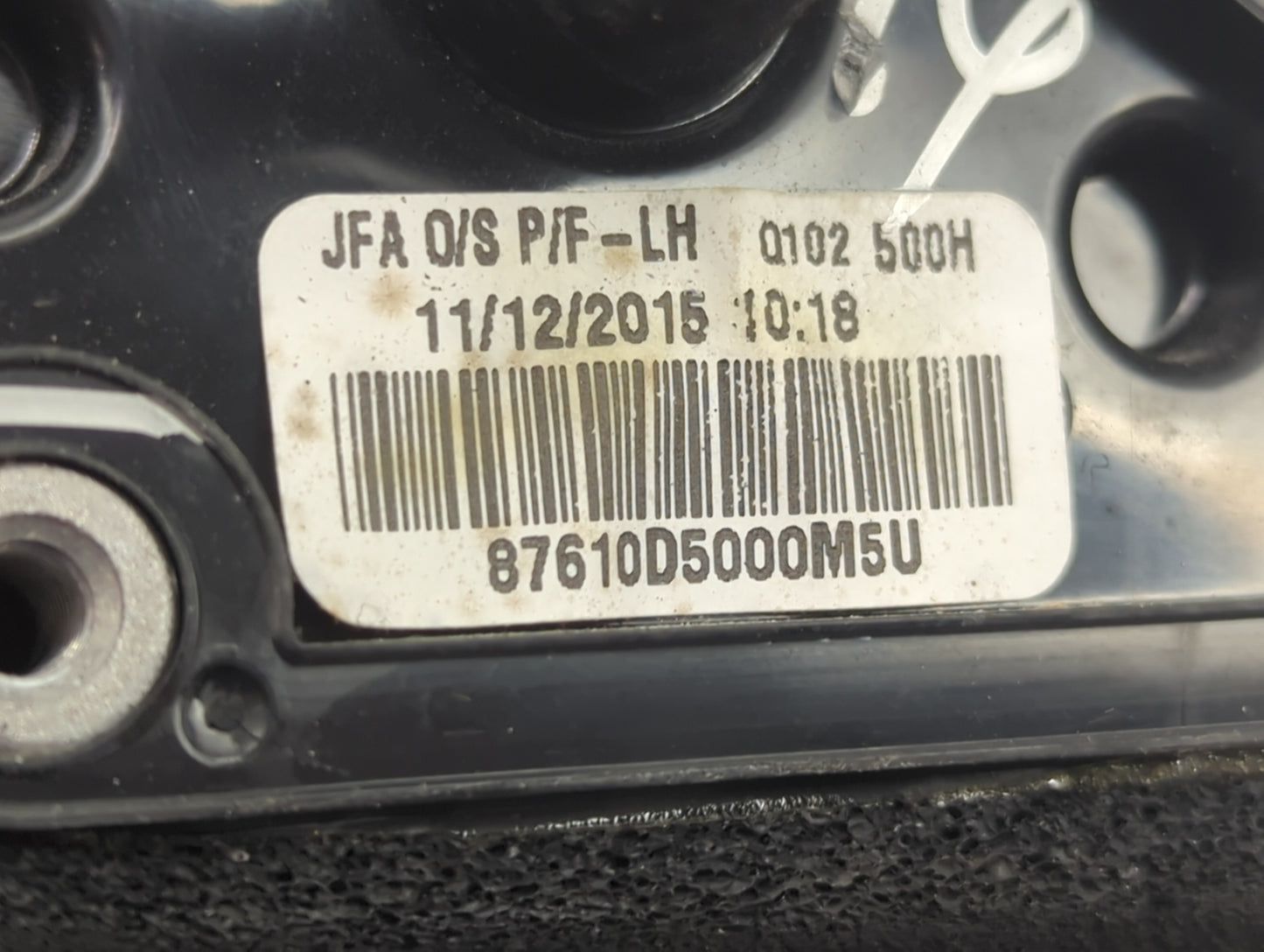2016-2020 Kia Optima Driver Side View Mirror - Left Door Mirror OEM Used - Oemusedautoparts1.com