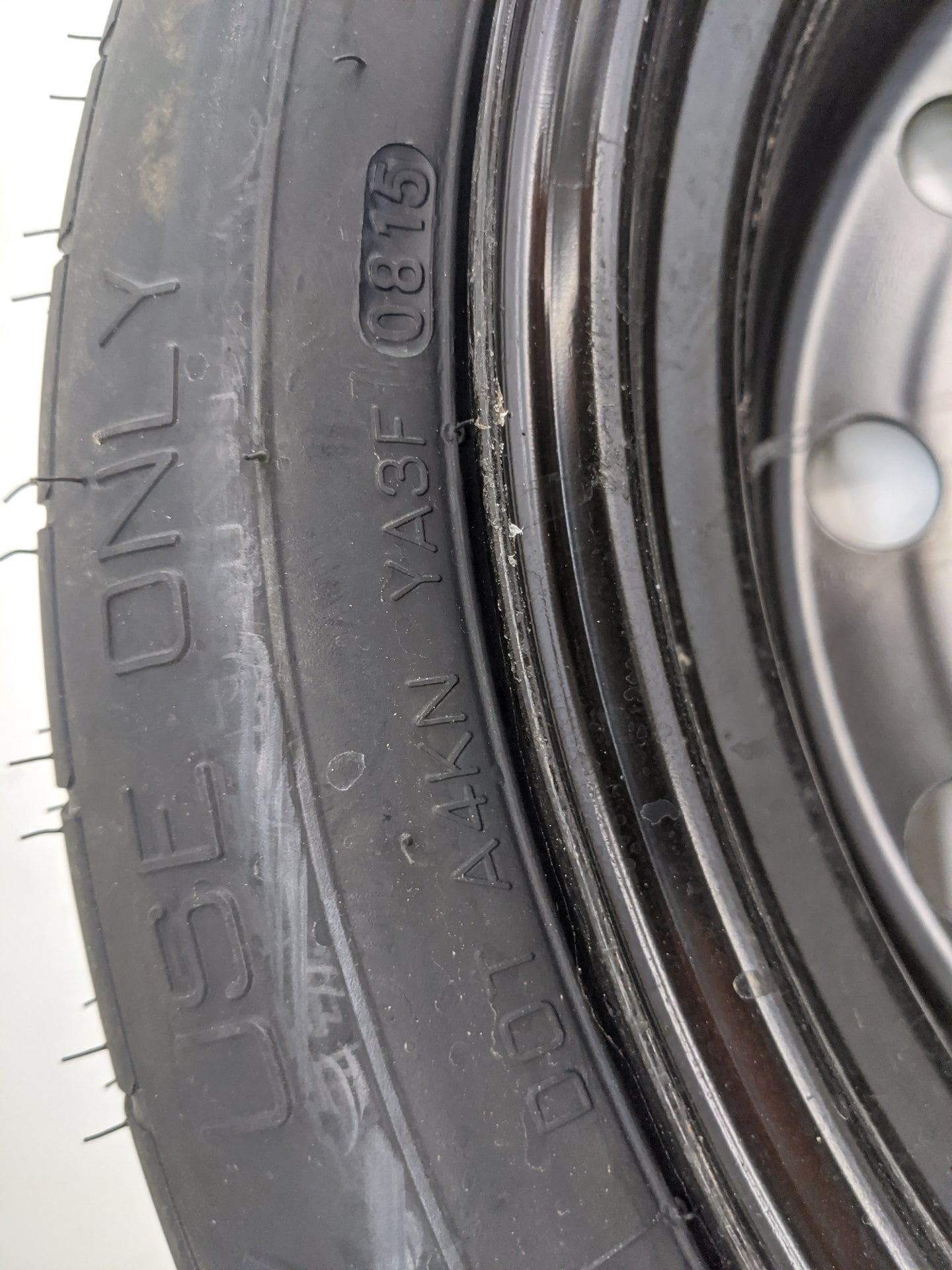 2016-2020 Kia Optima Spare Donut Tire Wheel Rim Oem - Oemusedautoparts1.com