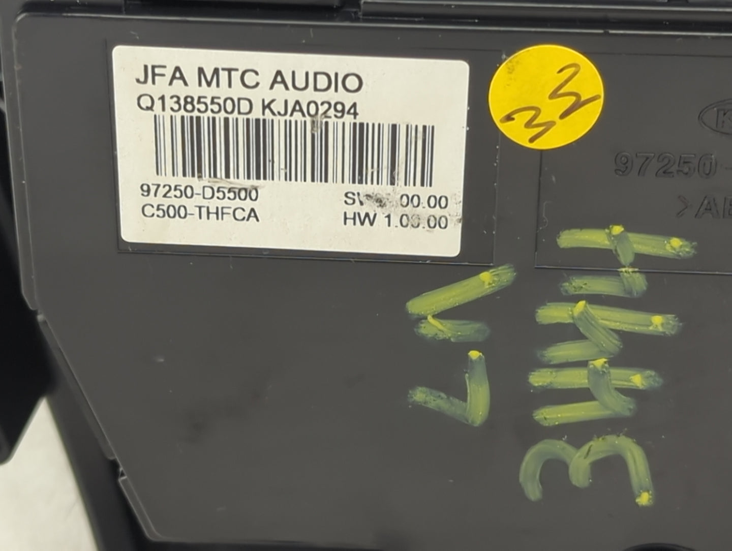 2016-2018 Kia Optima Climate Control Module Temperature AC/Heater Replacement P/N:97250-D5500 Q138550D Fits Fits 2016 2017 2