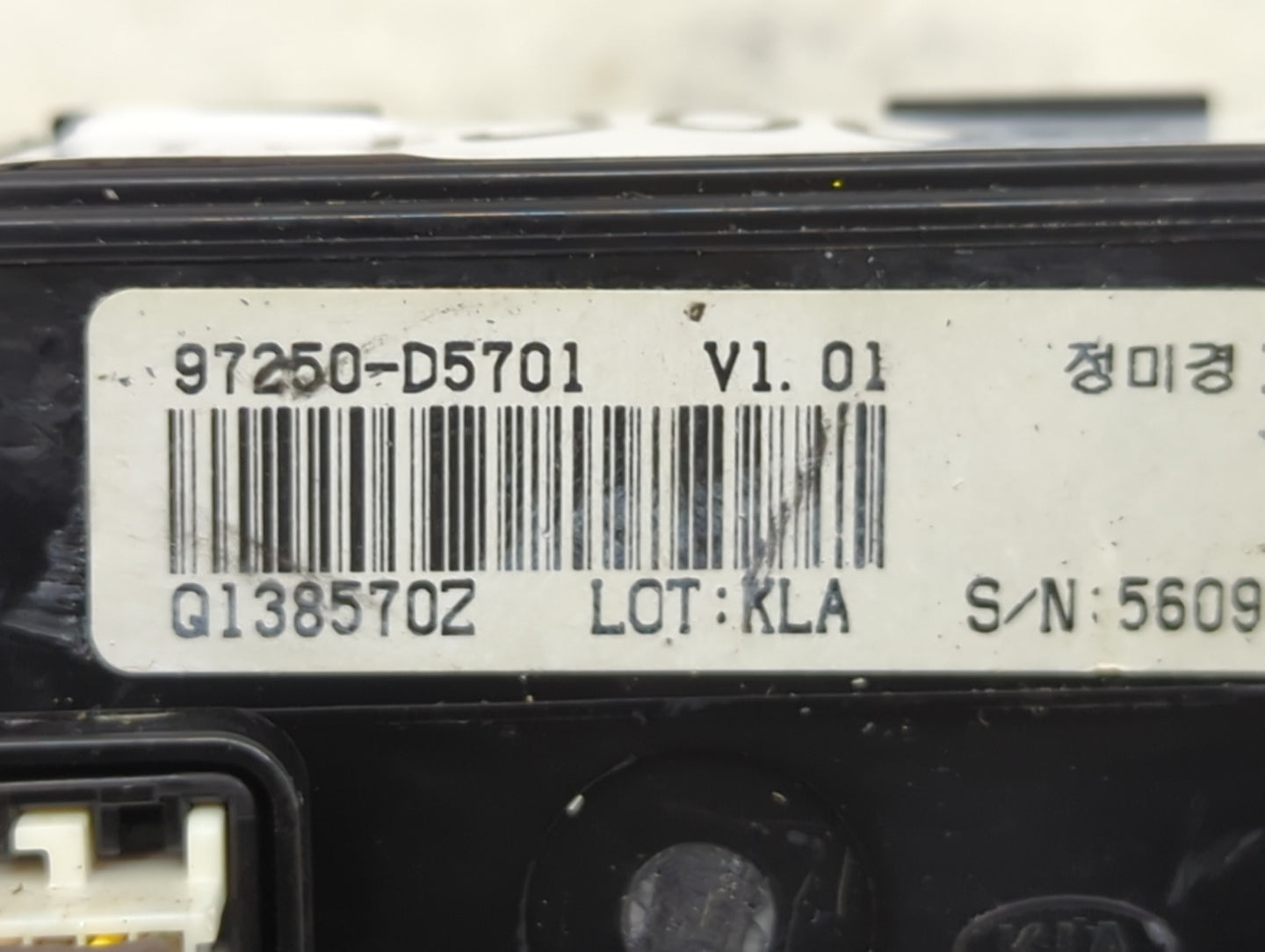 2016-2018 Kia Optima Climate Control Module Temperature AC/Heater Replacement P/N:97250-D5701 Fits Fits 2016 2017 2018 OEM U