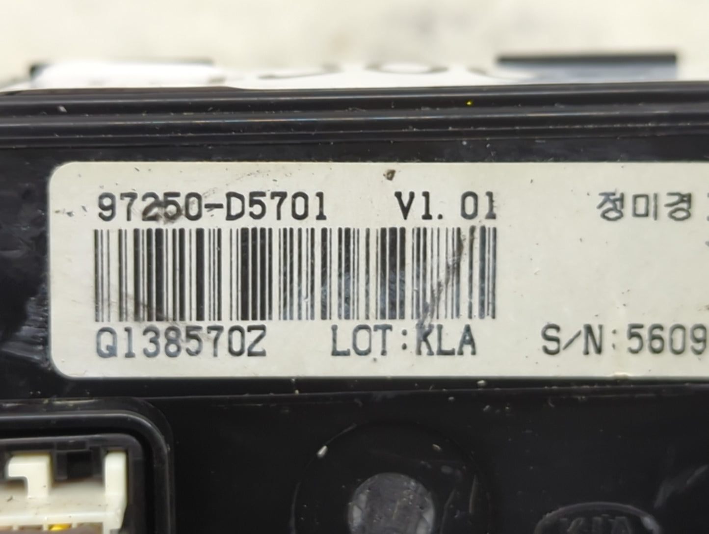 2016-2018 Kia Optima Climate Control Module Temperature AC/Heater Replacement P/N:97250-D5701 Fits Fits 2016 2017 2018 OEM U