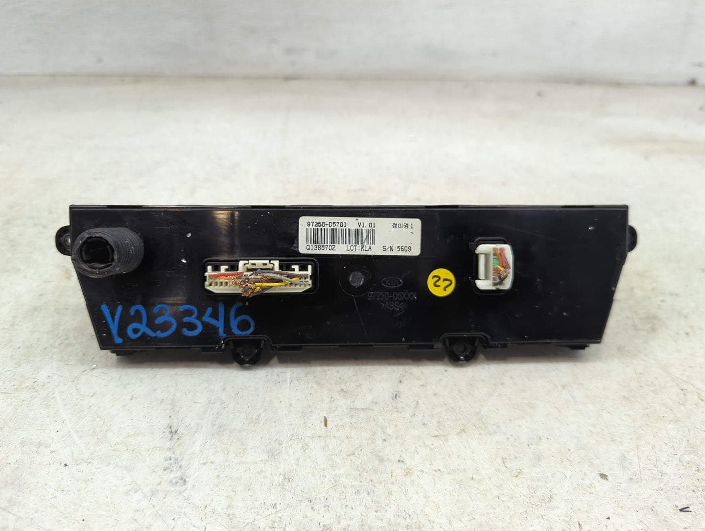 2016-2018 Kia Optima Climate Control Module Temperature AC/Heater Replacement P/N:97250-D5701 Fits Fits 2016 2017 2018 OEM U