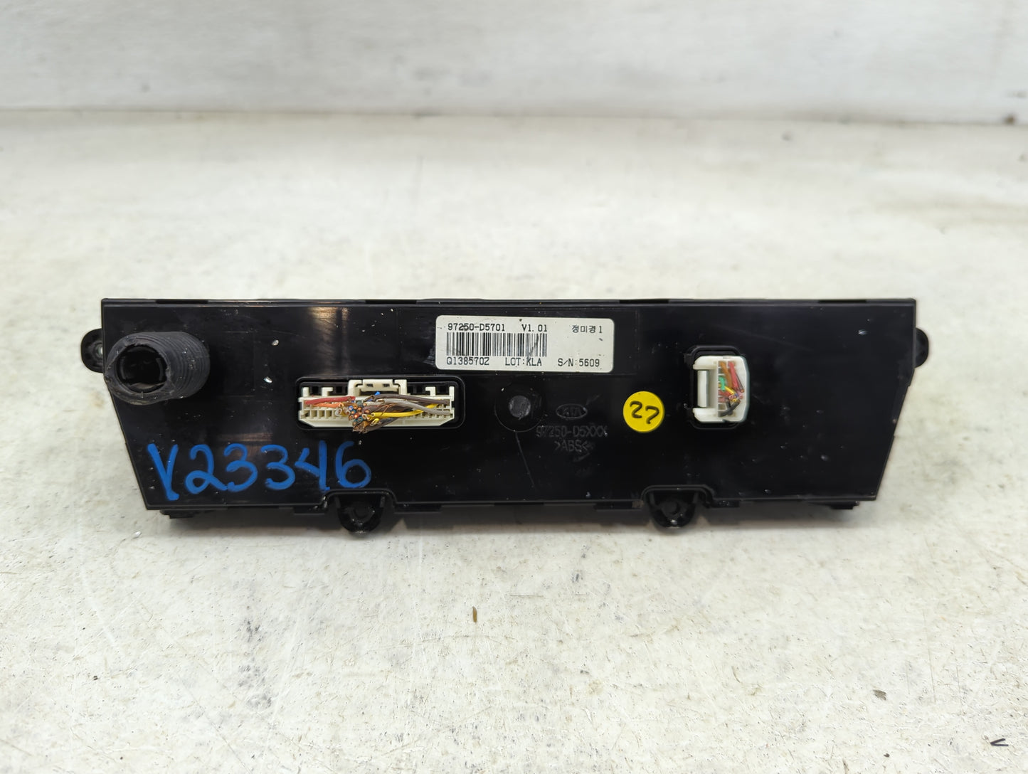 2016-2018 Kia Optima Climate Control Module Temperature AC/Heater Replacement P/N:97250-D5701 Fits Fits 2016 2017 2018 OEM U