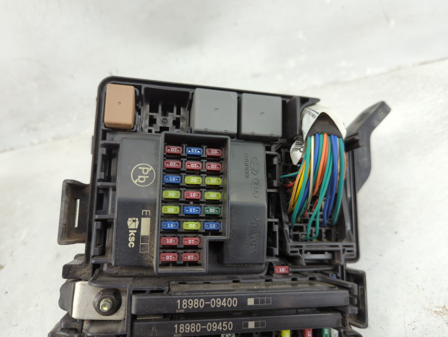 2016-2019 Kia Optima Fusebox Fuse Box Panel Relay Module P/N:91950-D5822 Fits Fits 2016 2017 2018 2019 OEM Used Auto Parts -