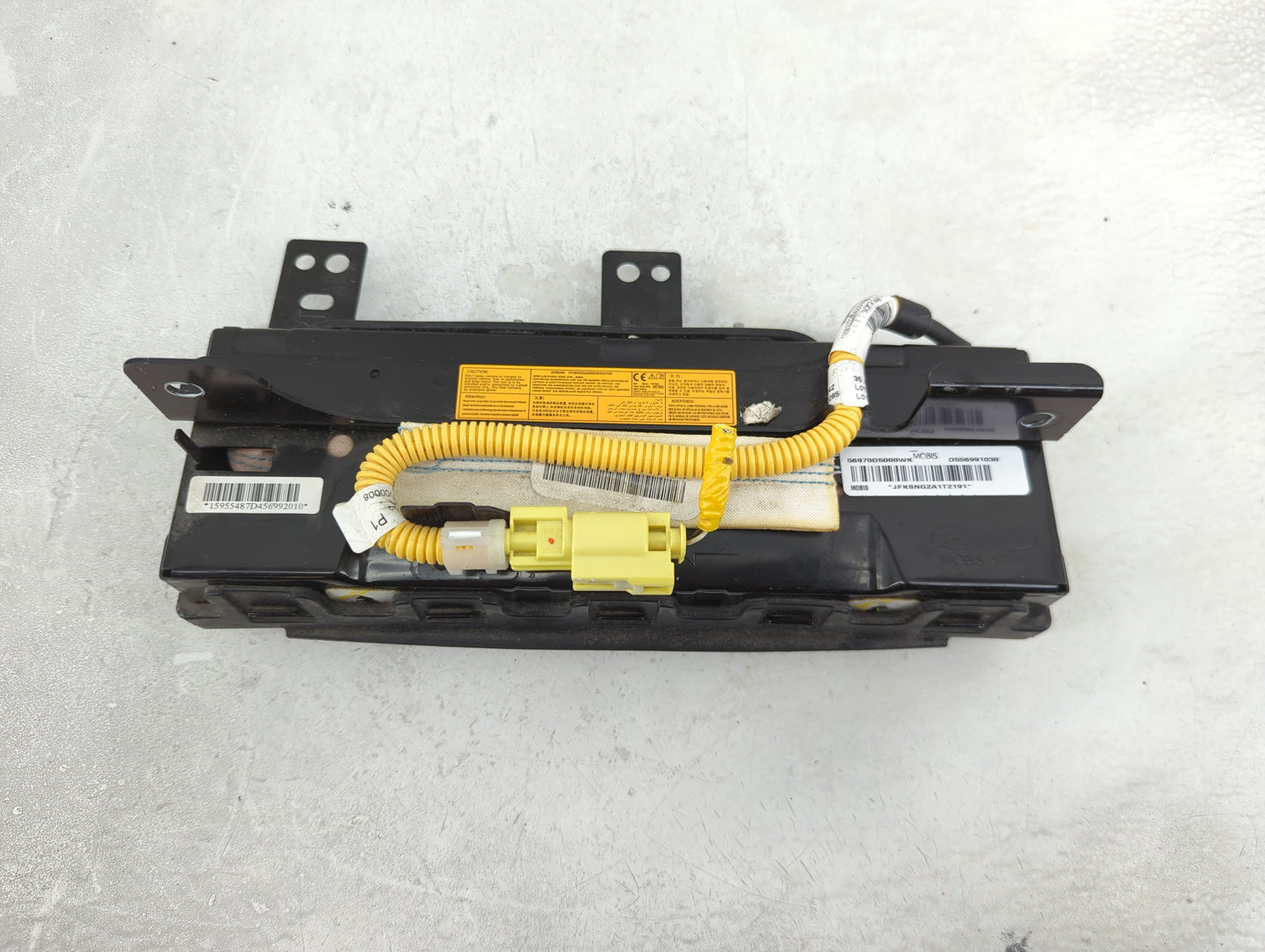 2016 Kia Optima Air Bag Passenger Right Dashboard OEM P/N:56970D5000WK Fits OEM Used Auto Parts - Oemusedautoparts1.com
