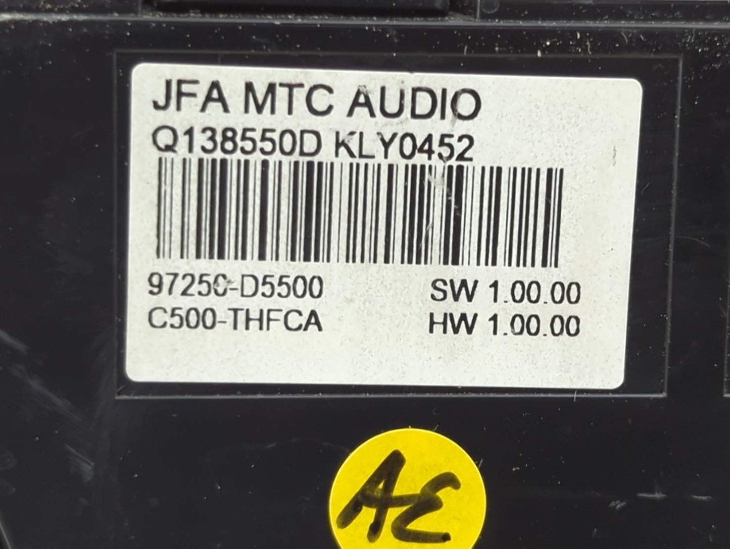 2016-2018 Kia Optima Climate Control Module Temperature AC/Heater Replacement P/N:97250-D5500 Q138550D Fits Fits 2016 2017 2