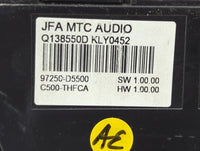 2016-2018 Kia Optima Climate Control Module Temperature AC/Heater Replacement P/N:97250-D5500 Q138550D Fits Fits 2016 2017 2