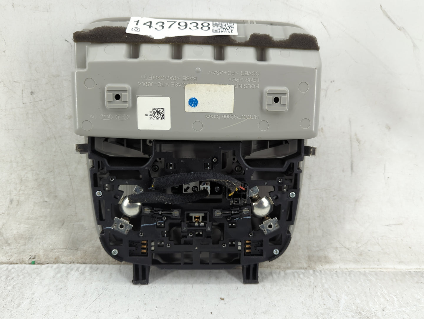 2016 Kia Optima Overhead Roof Console - Oemusedautoparts1.com
