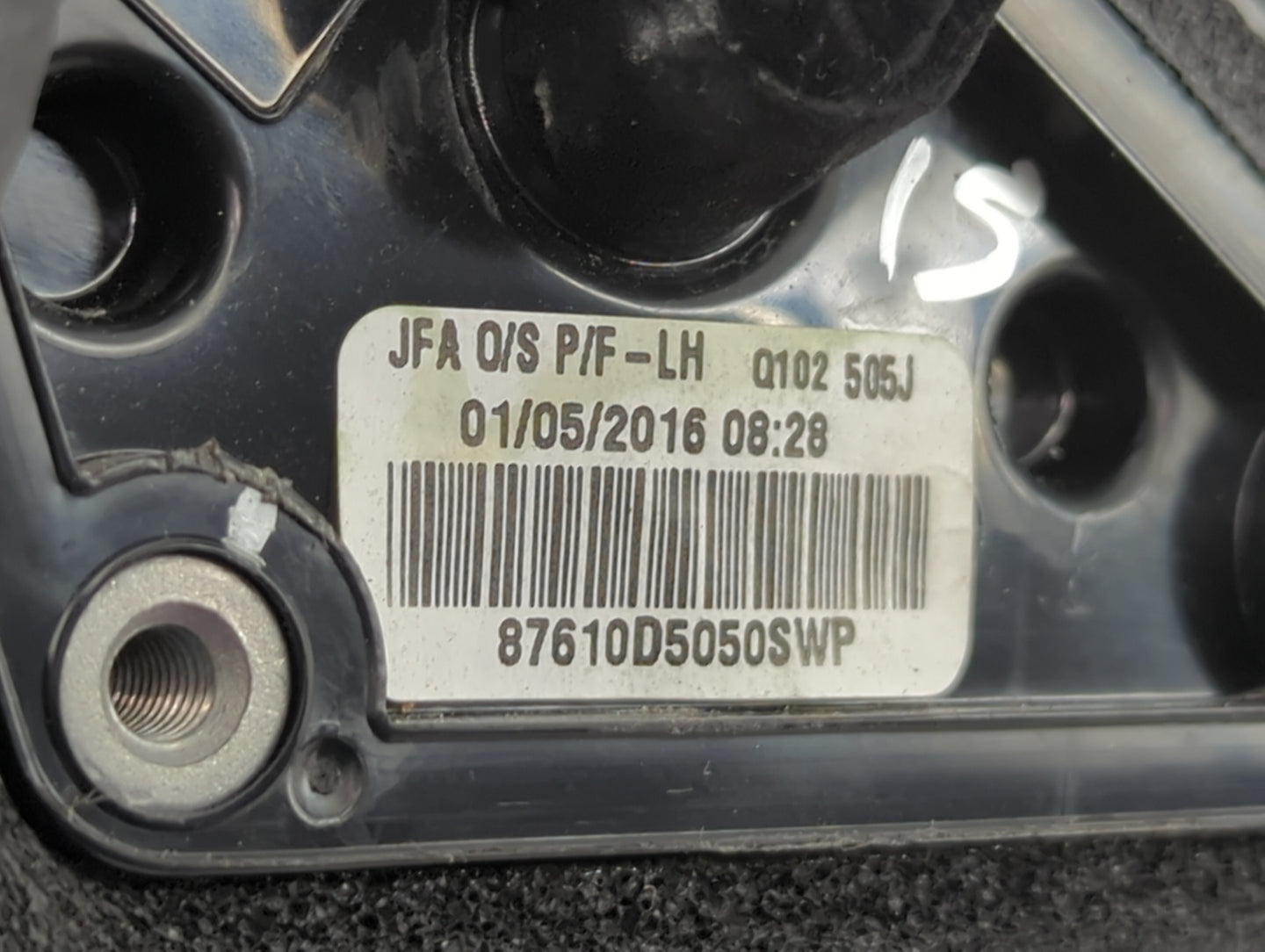 2016-2020 Kia Optima Driver Side View Mirror - Left Door Mirror OEM Used - Oemusedautoparts1.com