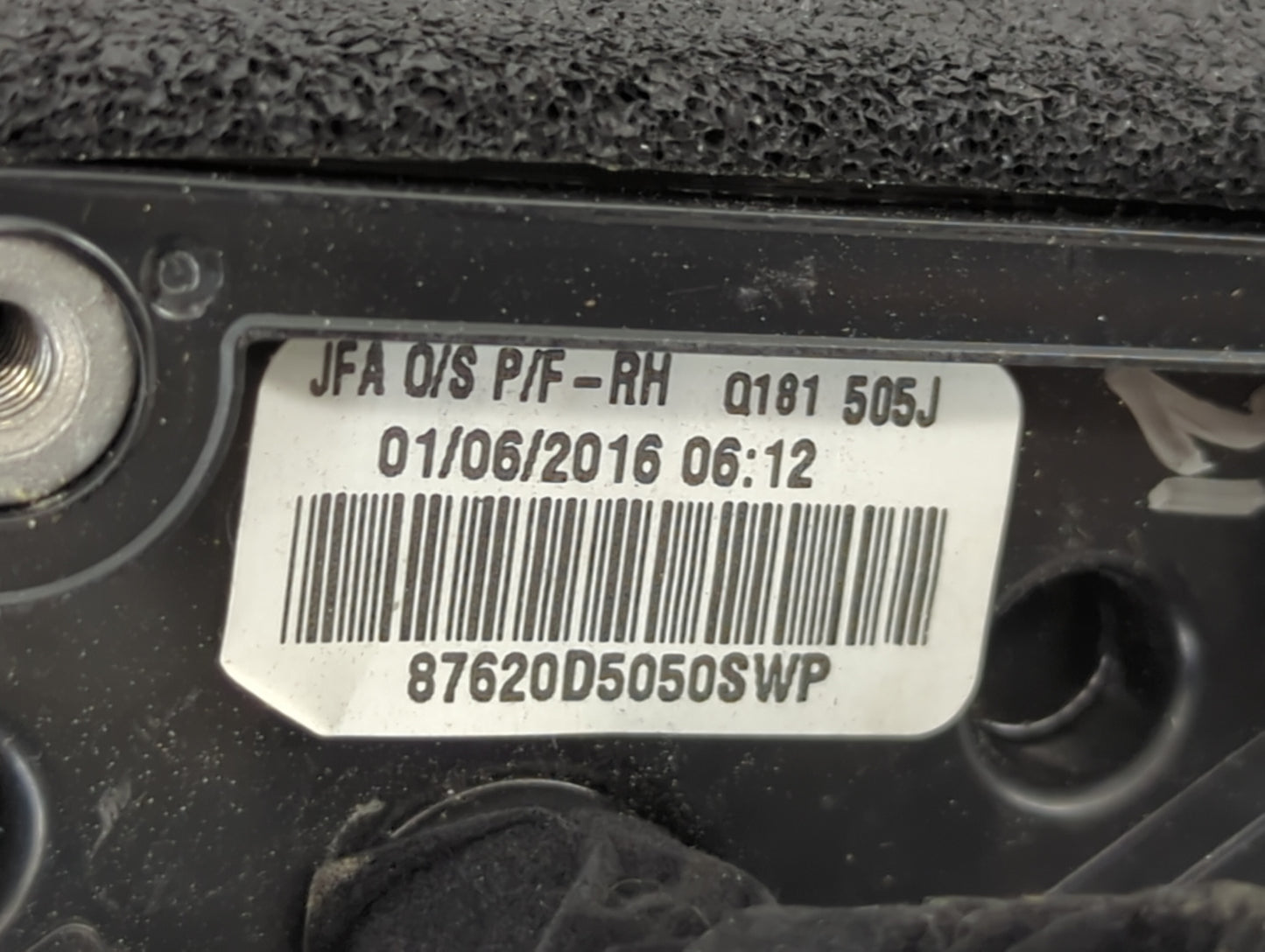 2016-2020 Kia Optima Passenger Side View Mirror - Right Door Mirror OEM Used - Oemusedautoparts1.com