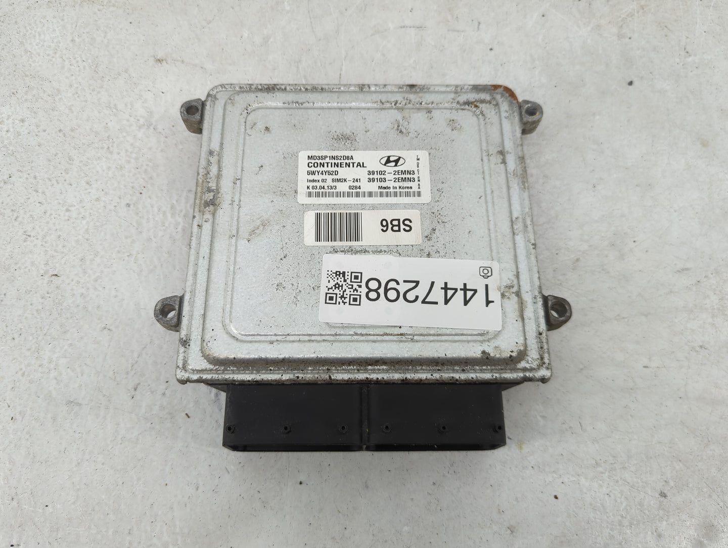 2016 Kia Optima PCM Engine Control Computer ECU ECM PCU OEM P/N:MD3SP1NS2D8A 5WY4Y52D, 39102-2EMN3, 39103-2EMN3 Fits OEM Use