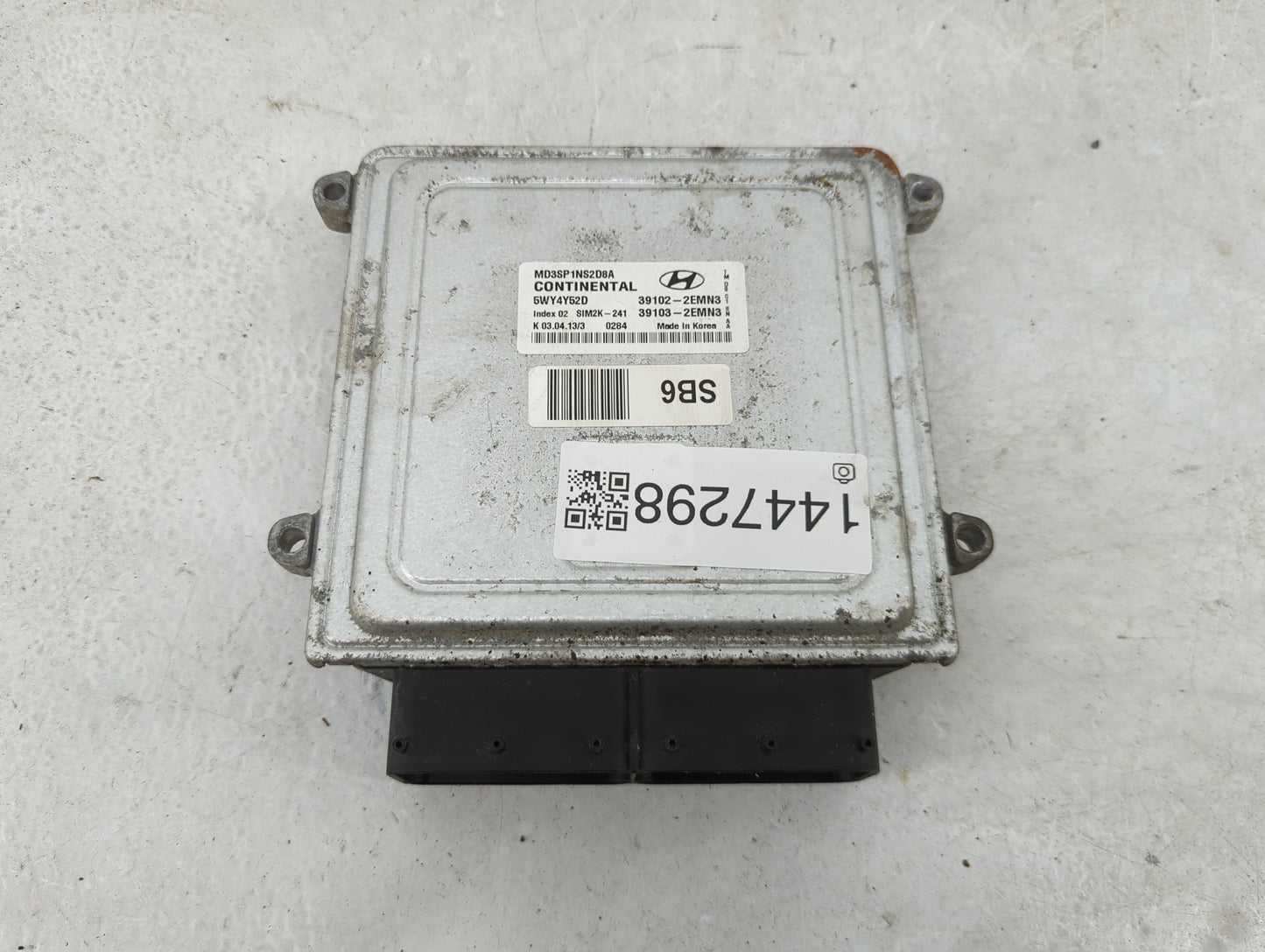 2016 Kia Optima PCM Engine Control Computer ECU ECM PCU OEM P/N:MD3SP1NS2D8A 5WY4Y52D, 39102-2EMN3, 39103-2EMN3 Fits OEM Use