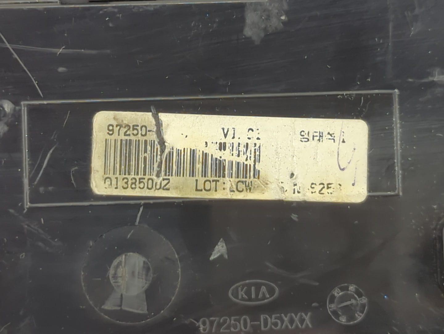 2016 Kia Optima Climate Control Module Temperature AC/Heater Replacement P/N:97250-D5XXX Fits OEM Used Auto Parts - Oemuseda
