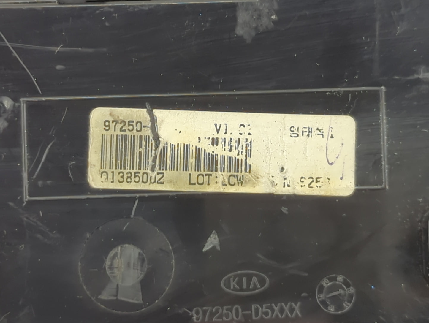 2016 Kia Optima Climate Control Module Temperature AC/Heater Replacement P/N:97250-D5XXX Fits OEM Used Auto Parts - Oemuseda