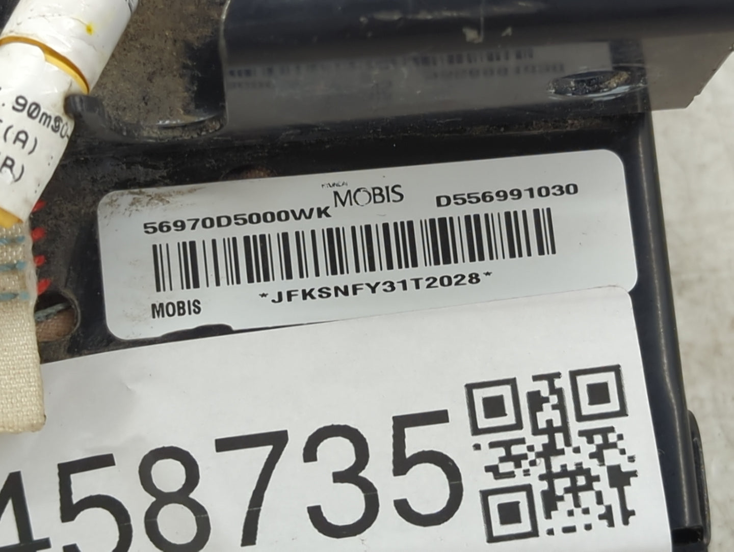 2016-2020 Kia Optima Air Bag Driver Left Knee OEM P/N:56970D5000WK D556991030, JFKSNFY31T2028 Fits Fits 2016 2017 2018 2019 