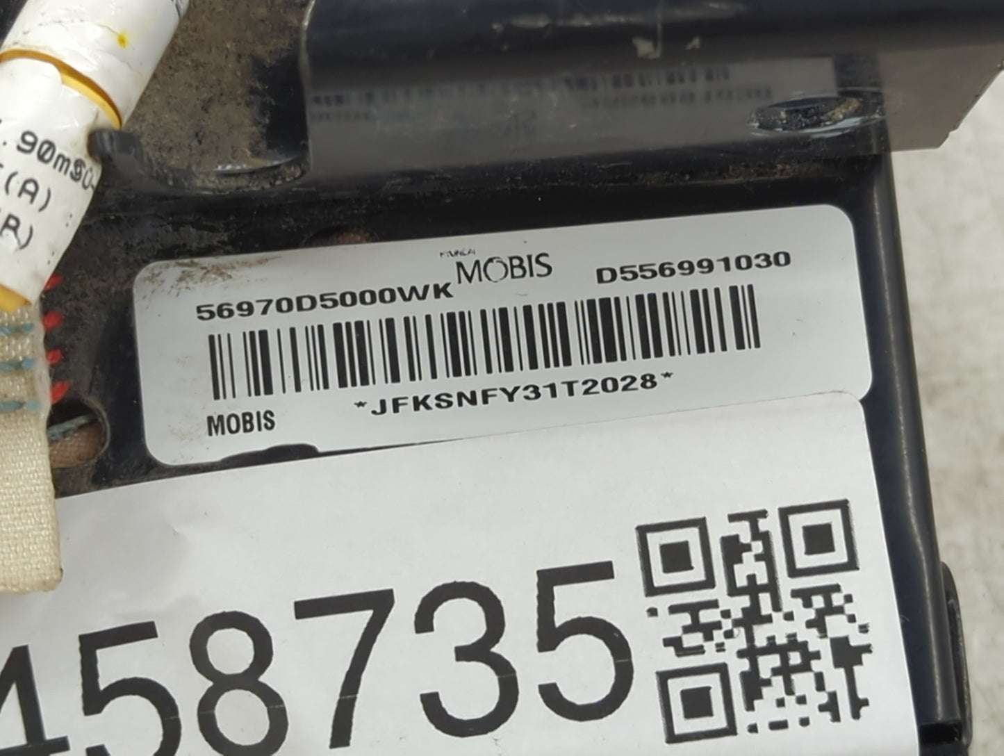 2016-2020 Kia Optima Air Bag Driver Left Knee OEM P/N:56970D5000WK D556991030, JFKSNFY31T2028 Fits Fits 2016 2017 2018 2019 