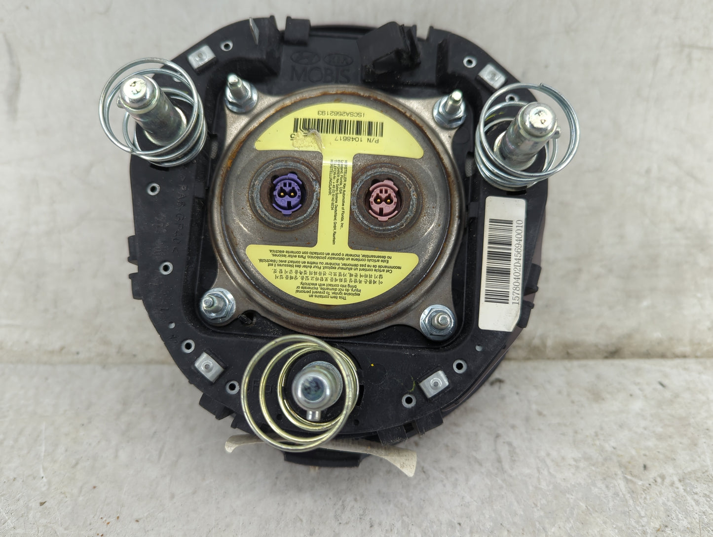 2016-2018 Kia Optima Air Bag Driver Left Steering Wheel Mounted Black 1458895 - Oemusedautoparts1.com