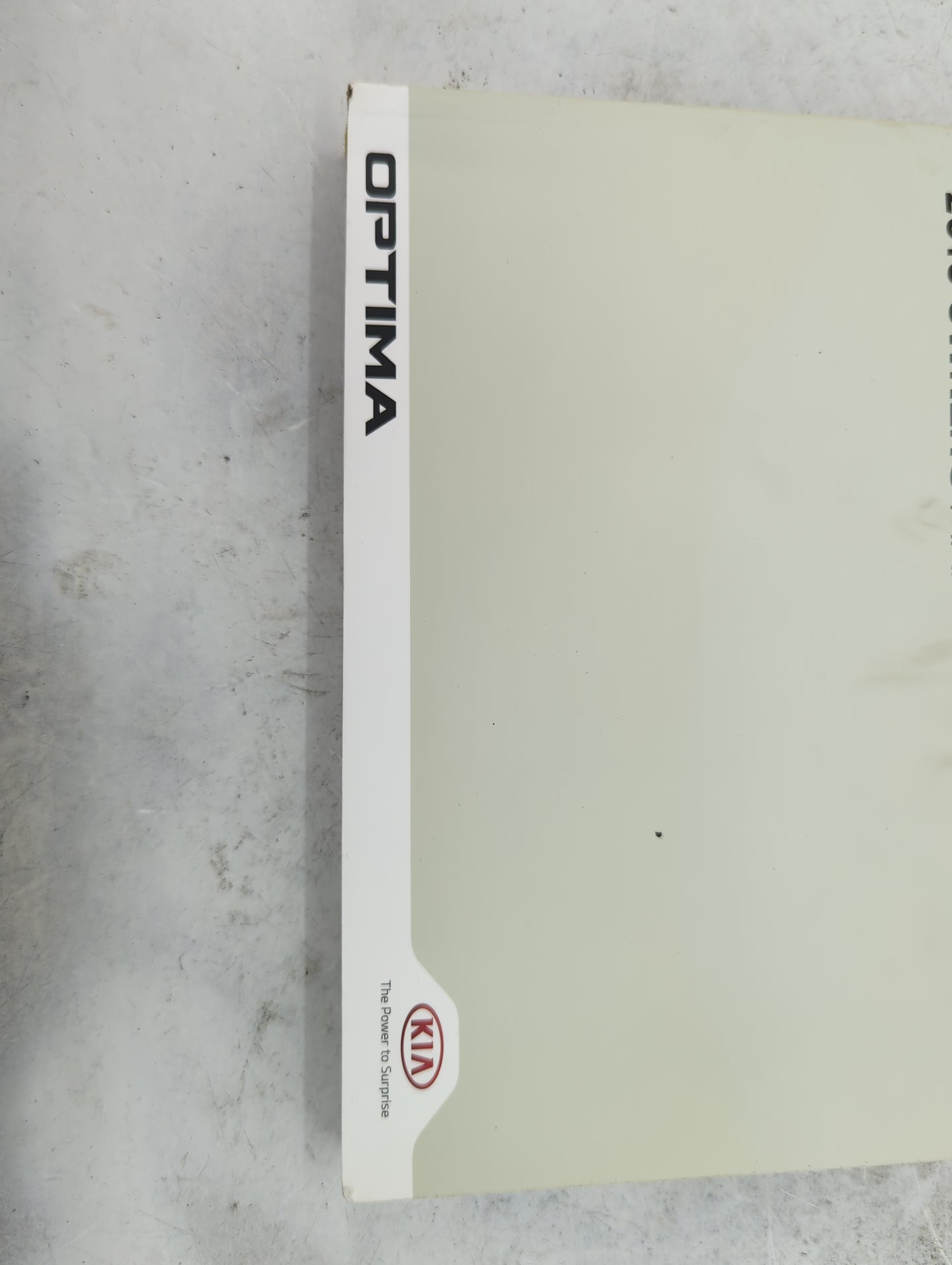 2016 Kia Optima Owners Manual Book Guide P/N:GDG5-EU67G OEM Used Auto Parts - Oemusedautoparts1.com