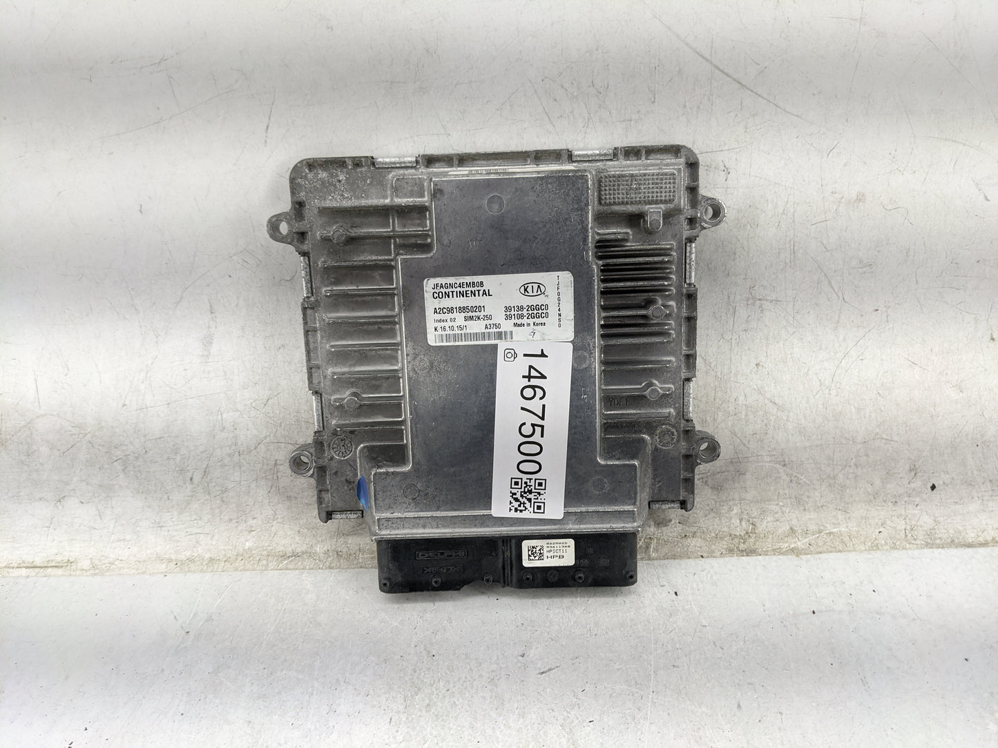 2016-2018 Kia Optima PCM Engine Control Computer ECU ECM PCU OEM P/N:39138-2GGC0 39108-2GGC0 Fits Fits 2016 2017 2018 OEM Us