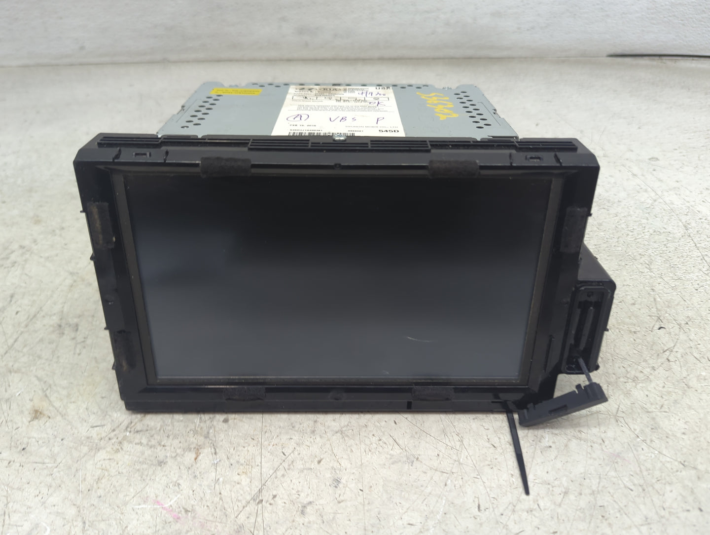 2016-2018 Kia Optima Radio AM FM Cd Player Receiver Replacement P/N:96560-D5450WK AVB30D5AN, 96560D5450WK Fits Fits 2016 201