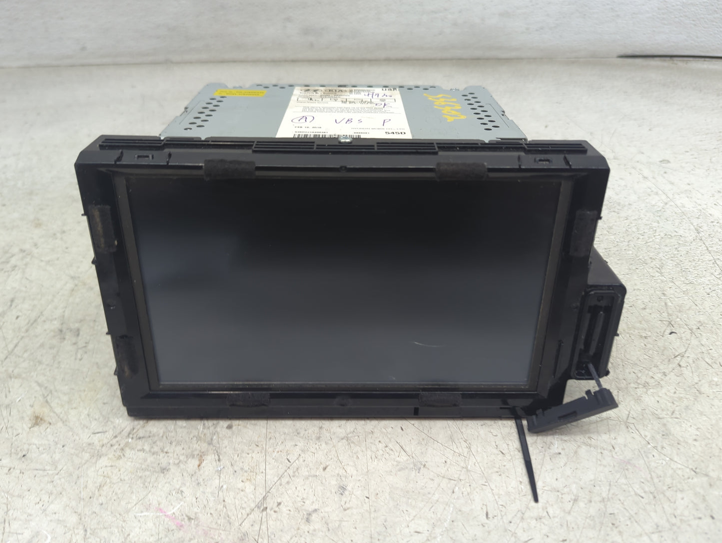 2016-2018 Kia Optima Radio AM FM Cd Player Receiver Replacement P/N:96560-D5450WK AVB30D5AN, 96560D5450WK Fits Fits 2016 201