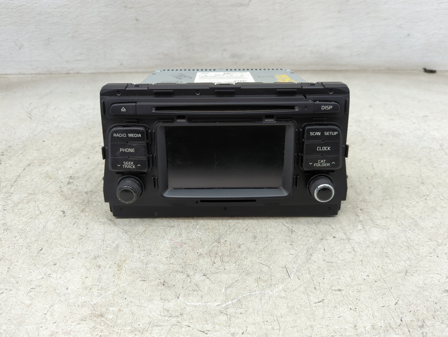 2016-2018 Kia Optima Radio AM FM Cd Player Receiver Replacement P/N:96180D5100WK AC1A1D5AN, TQ8-AC1A1D5AN Fits Fits 2016 201
