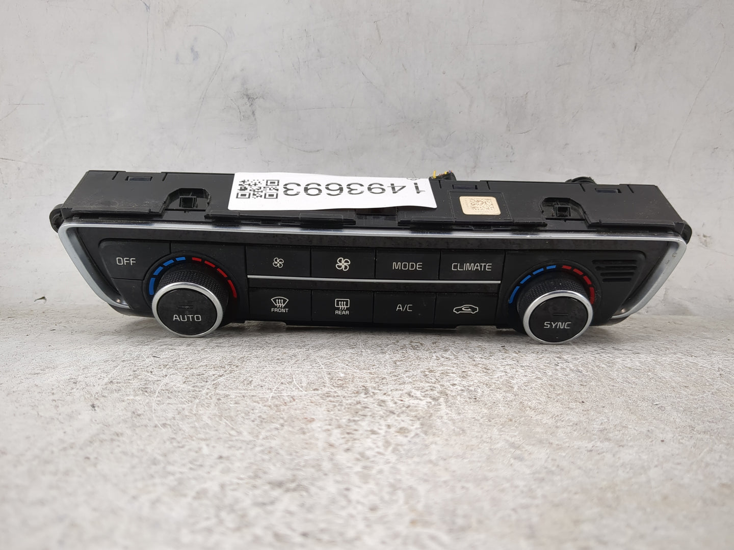 2016-2018 Kia Optima Climate Control Module Temperature AC/Heater Replacement P/N:97250-D5701 97250-D5701WK Fits OEM Used Au