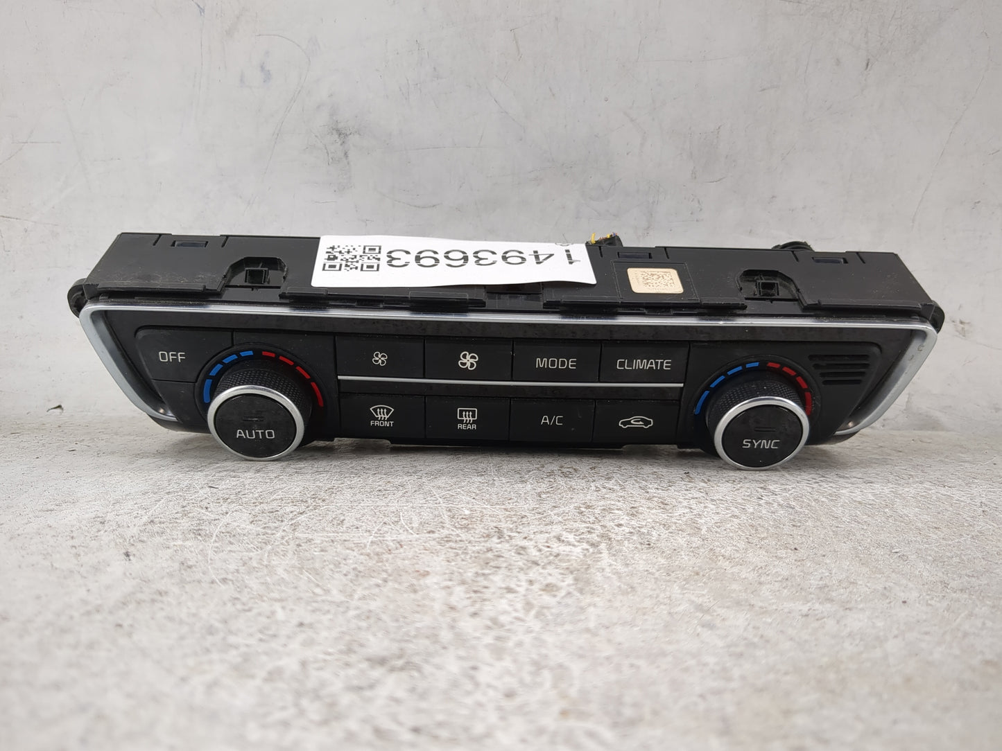 2016-2018 Kia Optima Climate Control Module Temperature AC/Heater Replacement P/N:97250-D5701 97250-D5701WK Fits OEM Used Au