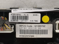 2016-2018 Kia Optima Climate Control Module Temperature AC/Heater Replacement P/N:97250-D5701 97250-D5701WK Fits OEM Used Au
