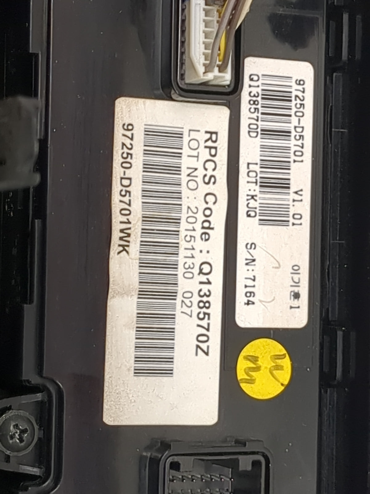 2016-2018 Kia Optima Climate Control Module Temperature AC/Heater Replacement P/N:97250-D5701 Q138570Z Fits Fits 2016 2017 2