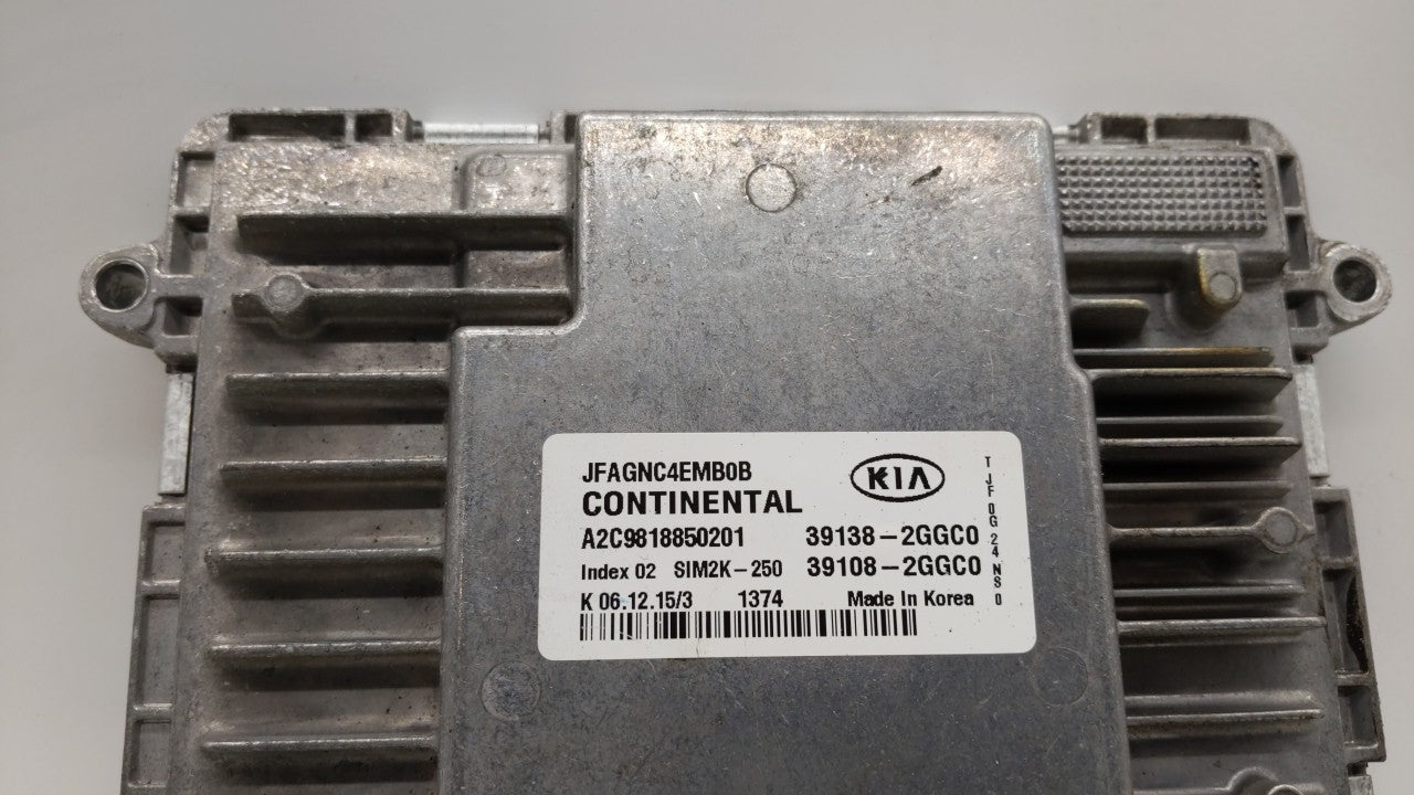 2016-2018 Kia Optima PCM Engine Control Computer ECU ECM PCU OEM P/N:39138-2GGC1 39108-2GGC1, 39138-2GGC0 Fits Fits 2016 201