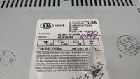 2016-2018 Kia Optima Am Fm Cd Player Radio Receiver - Oemusedautoparts1.com