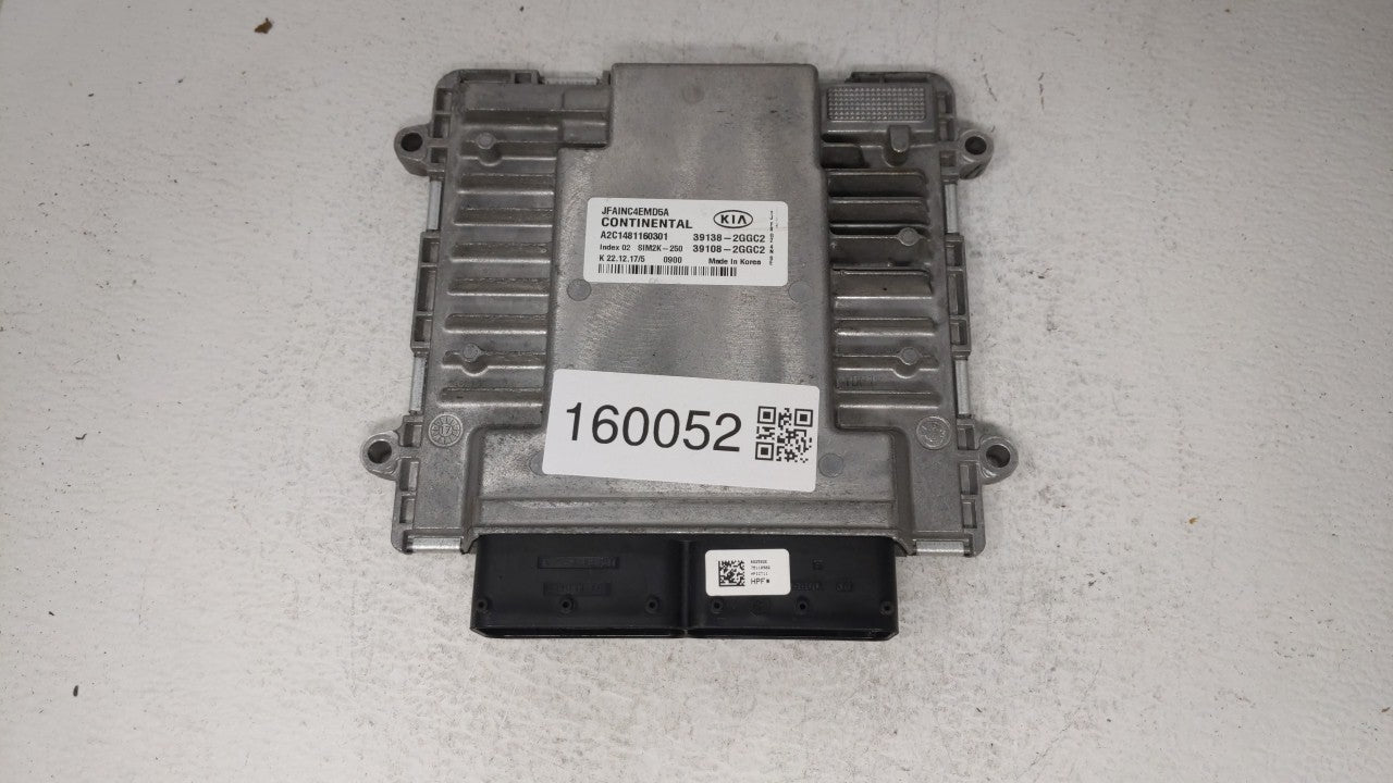 2016-2018 Kia Optima PCM Engine Control Computer ECU ECM PCU OEM P/N:39138-2GGC1 39108-2GGC1, 39138-2GGC0 Fits Fits 2016 201