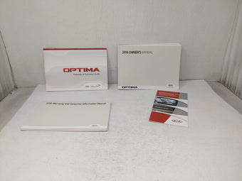 compare product 2016 Kia Optima Owners Manual Book Guide OEM Used Auto Parts