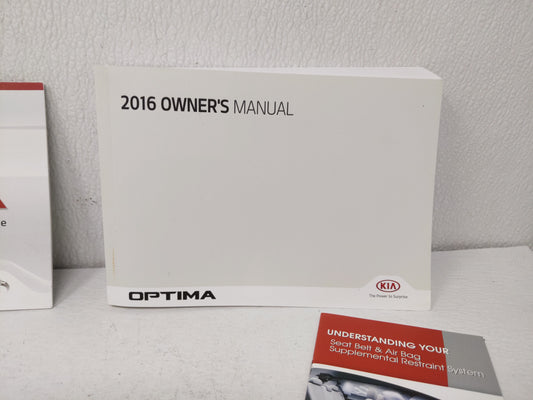 2016 Kia Optima Owners Manual Book Guide OEM Used Auto Parts
